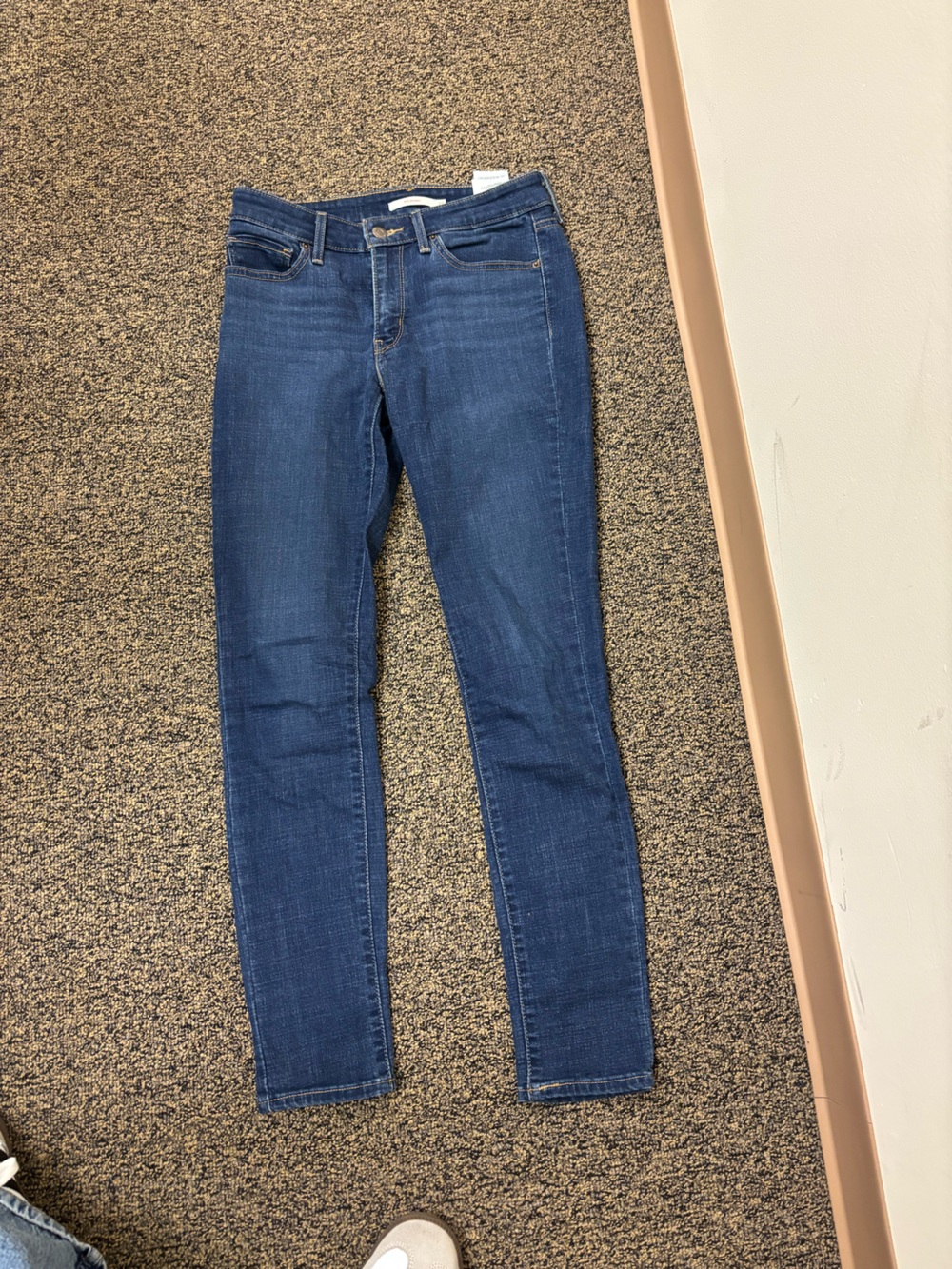 Levi's Dark Indigo 711 Skinny Jeans